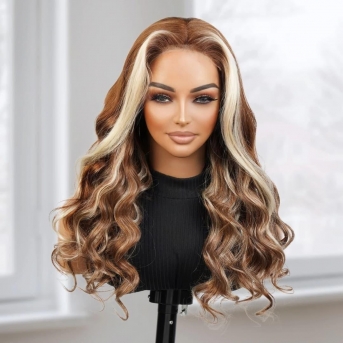Ash Blonde Body Wave Wig 24